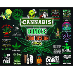 1000 cannabis png designs