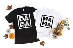 Family Halloween Shirt, Dada Shirt, Mama Shirt, Matching Halloween Shirts, Funny Halloween, Halloween Gift, Couples Hall