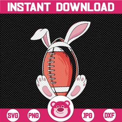 Boy Football Easter Rabbit Bunny svg, Baby Sublimation ,Instant Download PNG JPEG