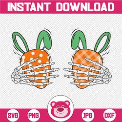 Skeleton Hand Boobs Easter Eggs, Happy Easter Day, Easter Bunny, Easter Eggs Hunting Gift Digital PNG