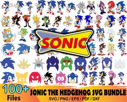 100 Sonic The Hedgehog Bundle Svg, Cartoon Svg, Sonic Svg, Cartoon Svg, Sonic Svg, Sonic Characters Svg, Sonic Vector