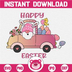 Digital Design, PNG, Digital, Digital File, Download, Printable, Gnome Gradient, Spring, Easter, Rabbit, Happy Easter Bu