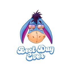 Best Ever Day SVG PNG Donkey Cartoon SVG Cricut For Files Design