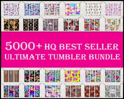 5000 file Tumbler Designs Bundle PNG High Quality, Designs 20 oz sublimation, Bundle Design Template for Sublimation