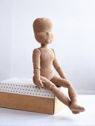 Amigurumi Female body crochet pattern, PDF crochet doll, Amigurumi doll, Crochet pattern doll, Crochet girl, Crochet toy