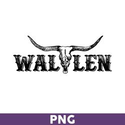 Wallen Western Cow Skull Png, Wallen Bull Skull Png, Country Music Png, Retro Wallen Png, Sublimation - Download