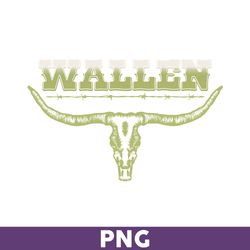 Retro Wallen Bull Skull PNG, Country Western Png, Cowboy Design, Western Cowboy, Wallen Png, Sublimation - Download
