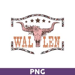 Wallen Western Cow Skull PNG, Wallen Bull Skull Png, Country Music Png, Retro Wallen png,Sublimation Designs - Download