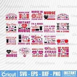 Nurse Svg Bundle,Nurse Valentines Svg,Valentine Svg,Nurse Heart Svg,Nurse Life,Nurse Superhero Svg,Nurse Quotes Svg