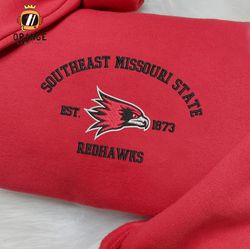 Southeast Missouri State Redhawks Embroidered Sweatshirt, NCAA Embroidered Shirt, Embroidered Hoodie, Unisex T-Shirt