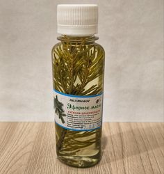 Siberian Fir Essential Oil With A Fir Twig Inside / Natural From Is A Useful Product Made In Siberian 100 Ml / 3.38 Oz