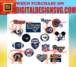 Los-Ang-eles Ra-ms Bundle Svg, N F L Teams Svg, N-F-L svg, Football Svg, Sport bundle Svg Cricut File