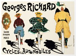 Georges Richard Cycles Automobiles - Cross Stitch Pattern Counted Vintage PDF - 111-164