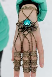 Handmade Unique Swarovski Vintage Octopus Bracelet