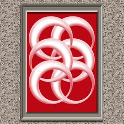 Digital wall abstract steampunk poster