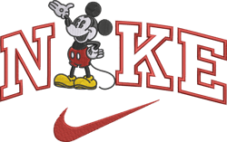 Mickey Nike embroidery File