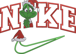 Nike Grinch Christmas Embroidered  File