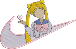 Sailor Moon Nike embroidery  File