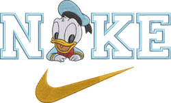 Embroidery designs file machine, Machine Embroidery Design, Donald Duck Nike  Embroidered  Sweatshirt,