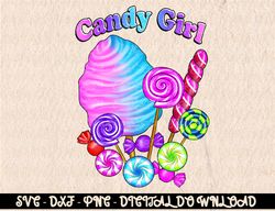 candy girl cute sweet lolly cotton candy treat lover  digital prints, digital download, sublimation designs, sublimation