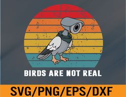 Birds Are not Real Retro Funny Conspiracy Birds Are Not Real Svg, Eps, Png, Dxf, Digital Download