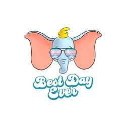 Best Ever Day SVG Cartoon Elephant SVG Cricut For Files Design