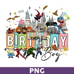 Birthday Boy Png, Birthday Png, Happy Birthday Png, Cartoon Character Png - Donwload File