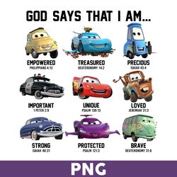 God Says That I Am Png, Family Trip 2023 Png, Family Vacation Png, Movie Character Png, Car Png - Donwload File