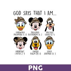 God Says That I Am Png, Animal Kingdom Png, Magical Kingdom Png, Vacay Mode Png, Wild Trip Png, Family Trip 2023 Png