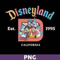 Vintage Disneyland Png, Disneyland Est 1955 California Png, Family Trip Png, Mouse Trip Png - Download File