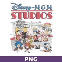 Disney MGM Studios Png, Disney Hollywood Studios Png, Retro Disney MGM Studios Png, Mickey and Friends Png - Download
