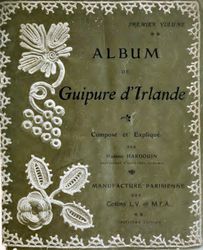 Digital | Vintage Album de Guipure d'Irlande Vol. 1 |  French PDF Template