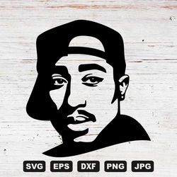 2pac SVG Cutting Files 8, Tupac Shakur svg, Files for Cricut and Silhouette