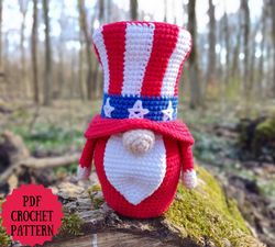 Patriotic gnome USA (boy1)