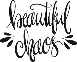 Welcome to Our Beautiful Chaos svg, Welcome svg, Entry Sign svg, Farmhouse Decor, Cricut Files Digital Download