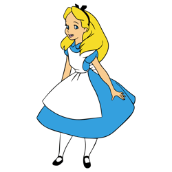 115 Alice in Wonderland Clipart PNG, Alice Digital Download