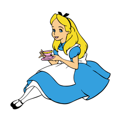 115 Alice in Wonderland Clipart PNG, Alice Digital Download