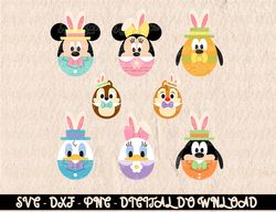 Disney Mickey and Friends Cute Easter Bunny Ears  Digital Prints, Digital Download, Sublimation Designs, Sublimation,png
