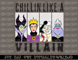 Disney Villain Gang Ursula,Evil Queen,Cruella,Maleficent  Digital Prints, Digital Download, Sublimation Designs, Sublima