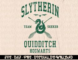 Harry Potter Slytherin Team Seeker Hogwarts Quidditch  Digital Prints, Digital Download, Sublimation Designs, Sublimatio