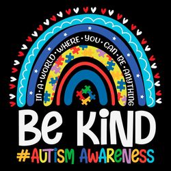 Be Kind SVG Autism Awareness SVG Cricut For Files Design