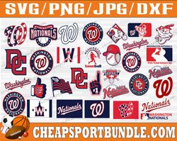 Bundle 32 Files Washington Nationals Baseball Team Svg, Washington Nationals SVG, MLB Team  svg, MLB Svg, Png, Dxf, Eps,