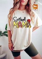 Softball Mom Shirt, Softball Mama Shirt, Softball Shirts For Women, Sports Mom Softball Mama Shirts, Mothers Day Gift, M