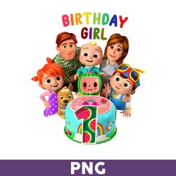 Cocomelon 1st Birthday Girl Png, Cocomelon Birthday Png, Cocomelon Family Png, Cocomelon Birthday Png - Download