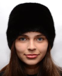 Elegant Mink Hat. Winter Mink Hat. Real Fur Hats. Mink Hats. Kubanka Hat. Real mink hat. Women Winter Hat Luxury Mink