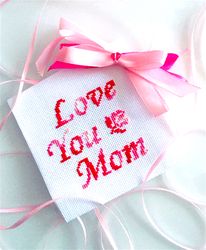 LOVE YOU MOM cross stitch pattern PDF by CrossStitchingForFun Instant Download, MOTHERS DAY cross stitch pattern PDF
