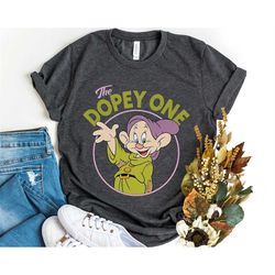Retro 90s The Dopey One Snow White And Seven Dwarfs Shirt / Dopey Dwarf Disney T-shirt / Walt Disney World Shirt / Disne