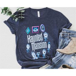 Disney Horror Movie The Haunted Mansion Shirt / Disney Halloween Party T-shirt / Walt Disney World Trip Outfits / Magic