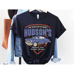 Retro Doc Hudson Hornet Hudson's Mechanic Shop Shirt / Disney Cars T-shirt / Magic Kingdom Park / Walt Disney World Shir
