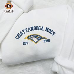 Chattanooga Mocs Embroidered Sweatshirt, NCAA Embroidered Shirt, Chattanooga Mocs Embroidered Hoodie, Unisex T-Shirt